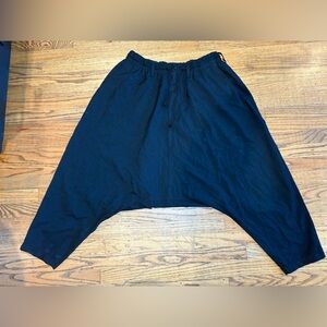 Y's BANG ON! No.104 Wool Belted Dropped Crotch Pants Size 2(K-162612)